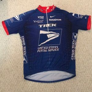 Vintage Nike USPS cycling jersey
